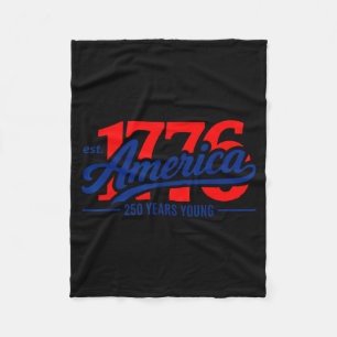 Cobertor De Velo 1776 américa 250 anos jovem