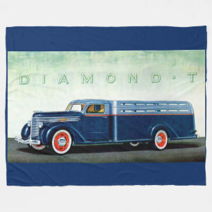 Cobertor De Velo 1937 caminhão azul Diamond T