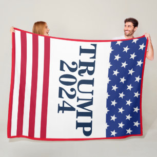 Cobertor De Velo 2024 Donald Trump American Flag Red White e Blue