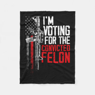 Cobertor De Velo 2024 Felon Condenado - Voto Felon Condenado