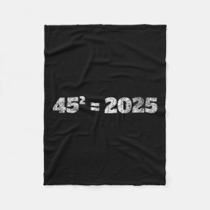 Cobertor De Velo = 2025 Equação Donald Trump 45 47 Eleição Maga 2