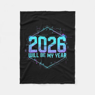 Cobertor De Velo 2026 Será Meu Ano Motivacional Sitive Mentalidade