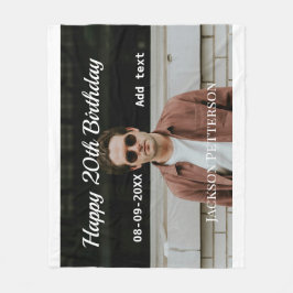 Cobertor De Velo 20 de feliz simples data add name mod