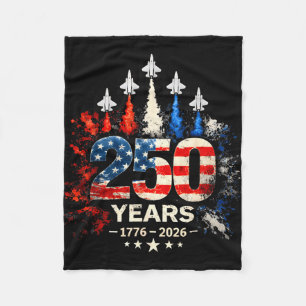 Cobertor De Velo 250º aniversário EUA patriótico 250 anos americano