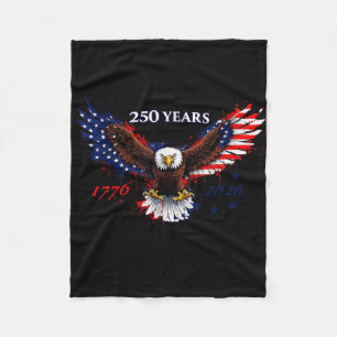 Cobertor De Velo 250 anos 1776–2026 bandeira patriótica águia ameri
