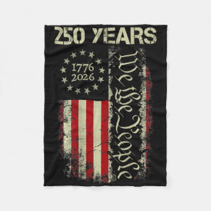 Cobertor De Velo 250 Anos América 1776 2026 Nós O Povo Bandeira EUA