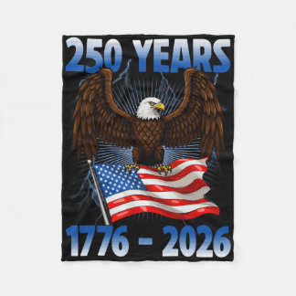 Cobertor De Velo 250 Anos American 1776 2026 Águia de Aniversário d