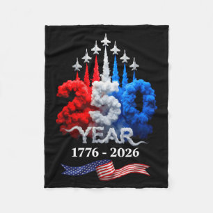 Cobertor De Velo 250 Anos Americano 1776 2026 250º Aniversário 4 de