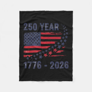 Cobertor De Velo 250 anos americano 1776 2026 250º EUA patriótico