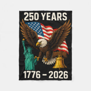 Cobertor De Velo 250 Anos Bandeira Americana 250º Aniversário EUA