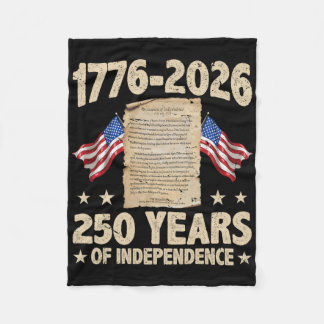Cobertor De Velo 250 Anos De Independência Americana 1776 2026 EUA