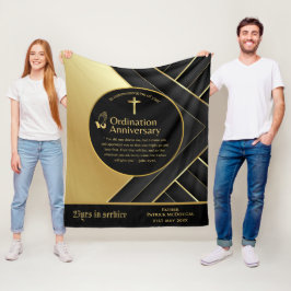 Cobertor De Velo 25 Pastor Priest Anniversário Gift Ordination ANY