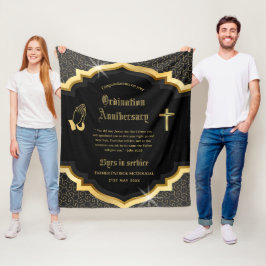 Cobertor De Velo 25 Pastor Priest Anniversário Gift Ordination ANY