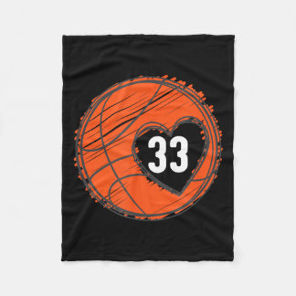 Cobertor De Velo 33 Número 33 - Gráfico de Basquete Diz Bola Bbola