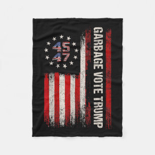 Cobertor De Velo 45 47 Trump 2024 Eleição da bandeira americana Gar