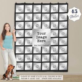 Cobertor De Velo 45- Photo Collage Keepsasak