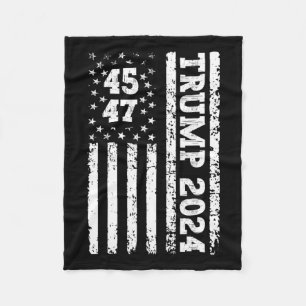 Cobertor De Velo 47 Trump 2024 American Flag 2