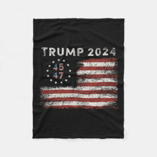 Cobertor De Velo 47 Trump 2024 American Flag 3