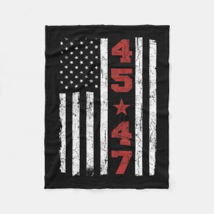 Cobertor De Velo 47 Trump Vintage Estados Unidos Flag 2024 Presiden