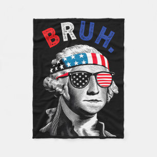 Cobertor De Velo 4 De Julho De 2024 George Washington Bruh.