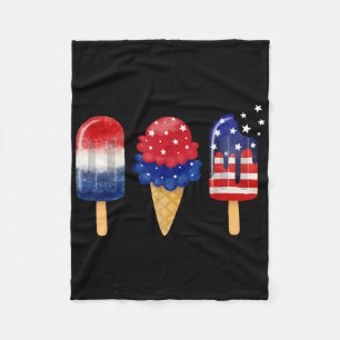 Cobertor De Velo 4 De Julho Popsicle American Flag Sumo Patriótico