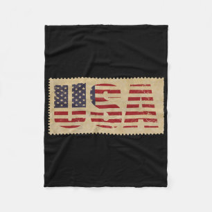Cobertor De Velo 4 De Julho Shirt Usa Flag Estados Unidos Independe