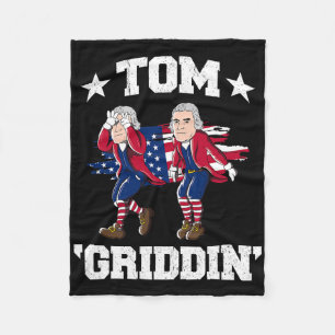 Cobertor De Velo 4 De Julho Thomas Jefferson Griddy Tom Griddin