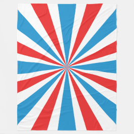 Cobertor De Velo 4 de julho Vermelho, Branco e Azul Impulso Solar