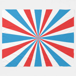 Cobertor De Velo 4 de julho Vermelho, Branco e Azul Impulso Solar