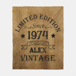 Cobertor De Velo 50ª festa de aniversário personalizada