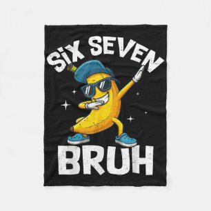 Cobertor De Velo 67 Bruh Dabbing Banana Seis Sete Meme 6 7 Bananas