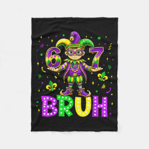 Cobertor De Velo 67 Bruh Meme Carnaval Terça-Feira Gorda Feliz Carn