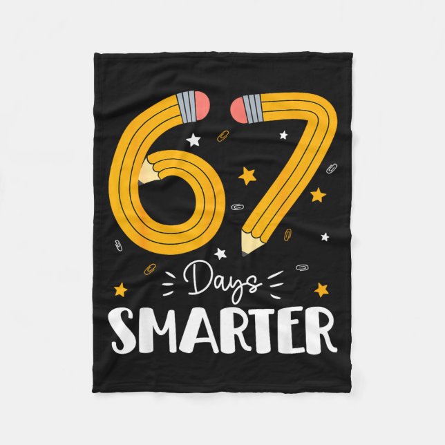 Cobertor De Velo 67 Days Smarter Gen Alpha Slang 67 Meme Teachers S (Frente)
