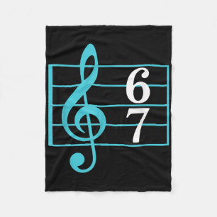 Cobertor De Velo 67 Gíria de Meme de Música Professor de Música Eng