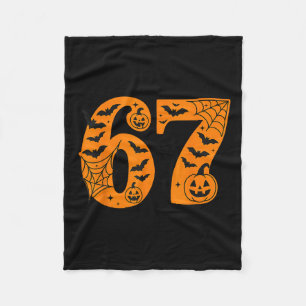 Cobertor De Velo 67 Halloween Seis Sete Brainrot Meme Meninos Crian