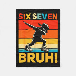 Cobertor De Velo 67 Meme 6 7 Números Dabbing Seis Sete Bruh Engraça