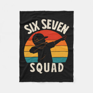 Cobertor De Velo 67 Meme 6 7 Números Dabbing Seis Sete Esquadrão En