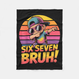 Cobertor De Velo 67 Meme Dabbing Seis Sete 6 7 Bruh Divertido Númer