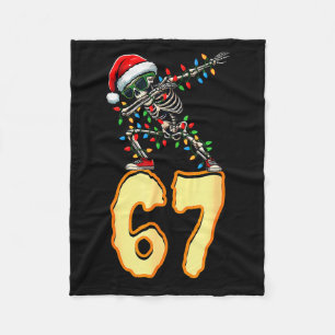 Cobertor De Velo 67 Meme de Halloween 6 7 Números Seis Sete Criança