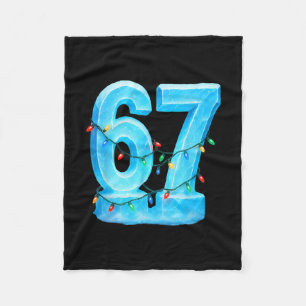 Cobertor De Velo 67 Meme de Natal Gelo Frio Pijama de Férias 6 7
