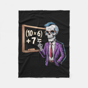 Cobertor De Velo 67 Meme de Professor de Matemática Brainrot Seis S