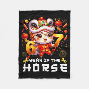 Cobertor De Velo 67 Meme Engraçado Ano Novo Chinês 2026 Ano do Cava