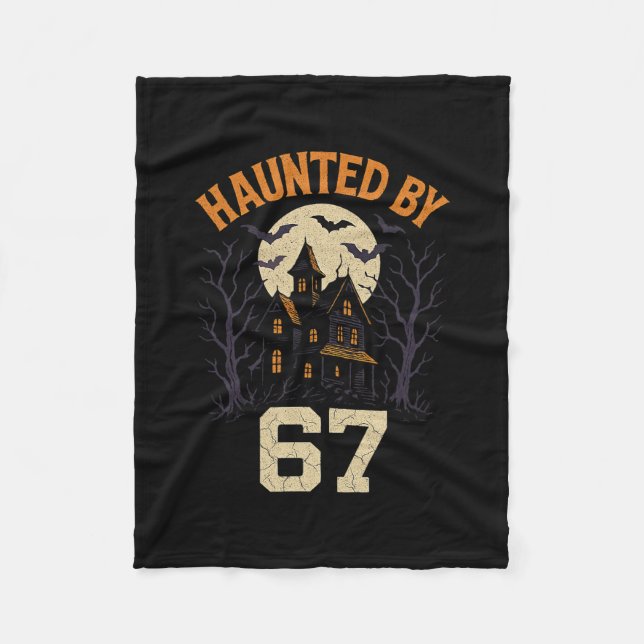 Cobertor De Velo 67 Meme Halloween Costume Haunted  (Frente)