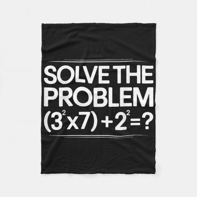 Cobertor De Velo 67 Meme Matemática Divertido Seis Sete Professor B (Frente)