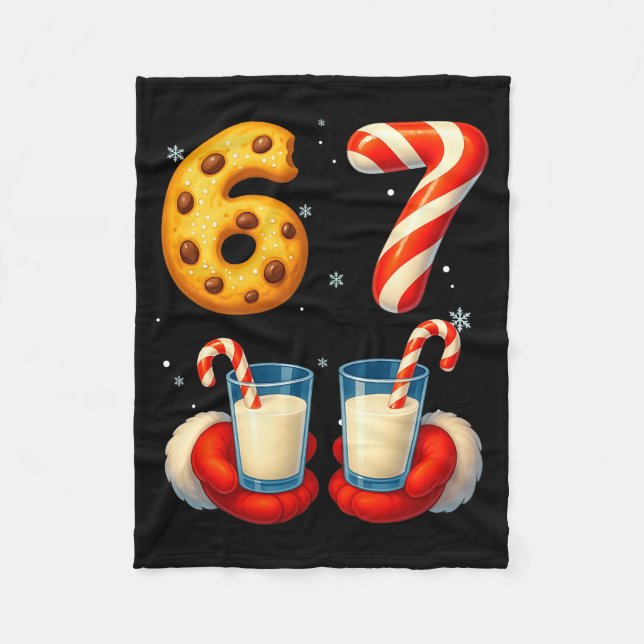 Cobertor De Velo 67 Meme Natal Biscoito Cane De Açúcar Engraçado Se (Frente)