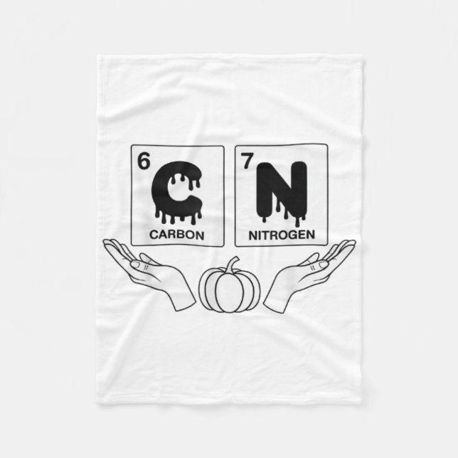 Cobertor De Velo 67 Meme Science Chemistry Funny Pumpkin Art Nerd J (Frente)