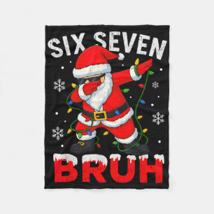 Cobertor De Velo 67 Meme Seis Sete Bruh Dabbing Papai Noel Natal Di