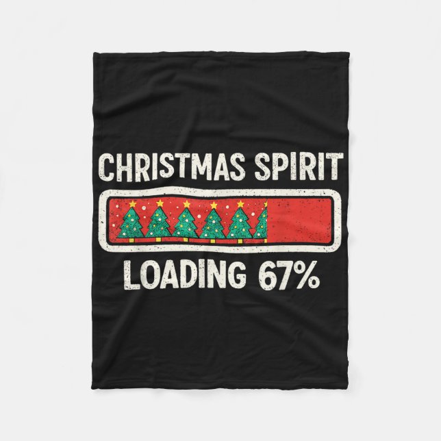 Cobertor De Velo 67 Meme Seis Sete Espírito de Natal Carregando Gen (Frente)