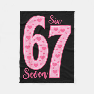 Cobertor De Velo 67 Meme Six Seven Dias dos Namorados