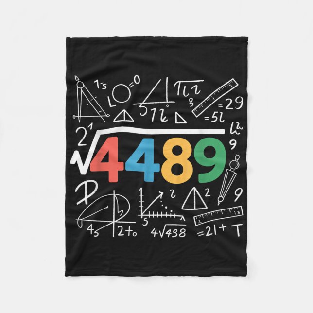 Cobertor De Velo 67 Meme Square Root 4489 Slang Six Seven Math Teac (Frente)